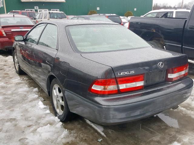 JT8BF28G410302833 - 2001 LEXUS ES 300 GRAY photo 3