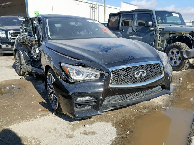 JN1BV7AR8EM690227 - 2014 INFINITI Q50 BASE BLACK photo 1