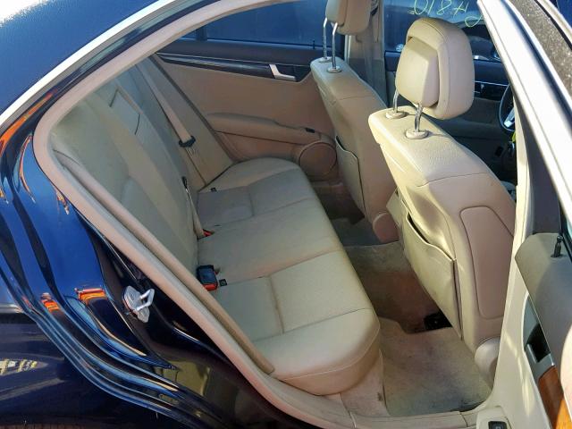 WDDGF4HBXDR255580 - 2013 MERCEDES-BENZ C 250 BLUE photo 6