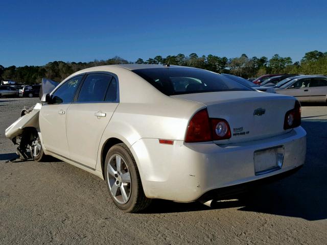 1G1ZD5EB3A4153137 - 2010 CHEVROLET MALIBU 2LT WHITE photo 3