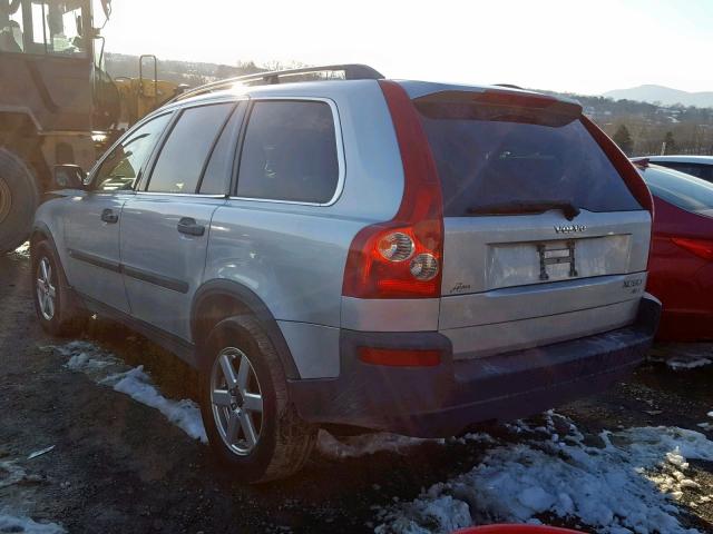 YV1CZ59H741039834 - 2004 VOLVO XC90 SILVER photo 3