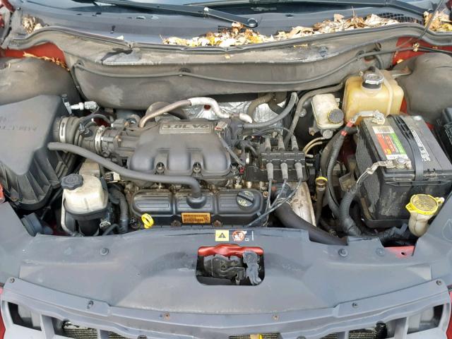 2A8GM48L87R145837 - 2007 CHRYSLER PACIFICA RED photo 7