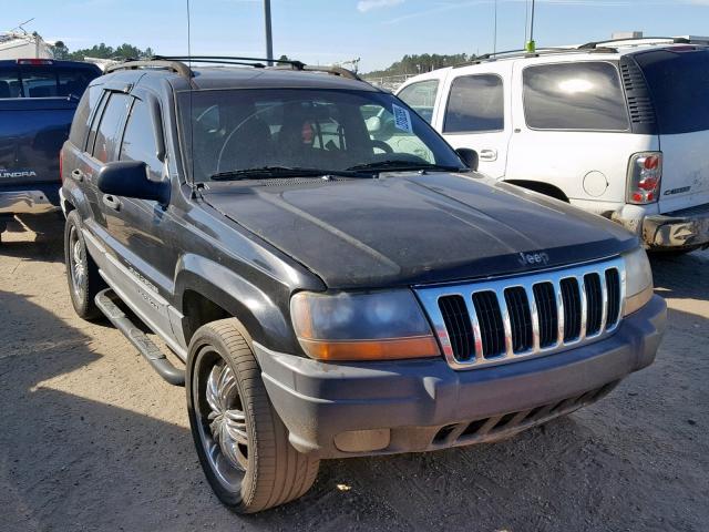 1J4GX48S91C584318 - 2001 JEEP GRAND CHER BLACK photo 1