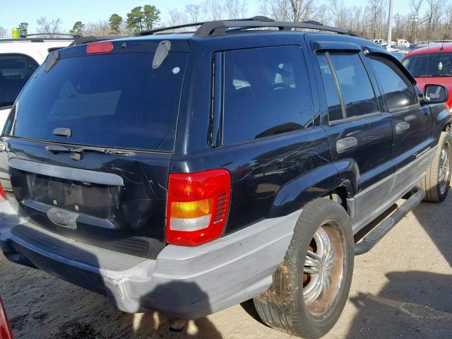 1J4GX48S91C584318 - 2001 JEEP GRAND CHER BLACK photo 4