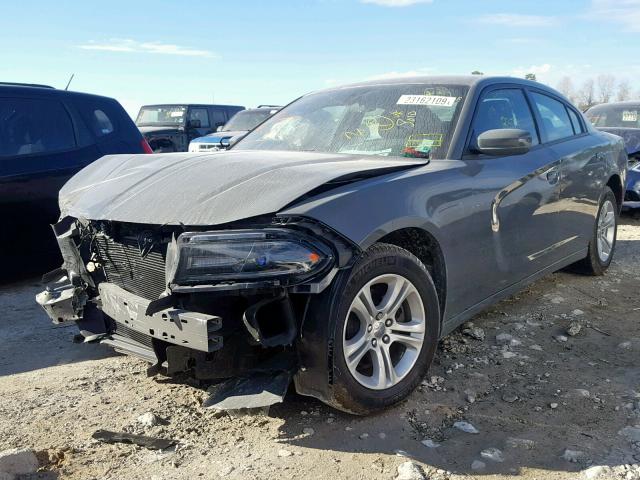 2C3CDXBG3JH238978 - 2018 DODGE CHARGER SX GRAY photo 2