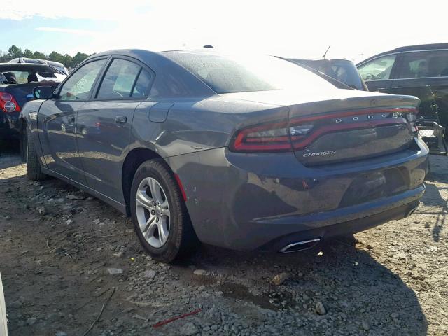 2C3CDXBG3JH238978 - 2018 DODGE CHARGER SX GRAY photo 3