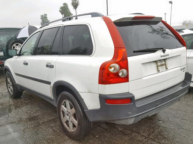 YV1CZ59H841058165 - 2004 VOLVO XC90 WHITE photo 3