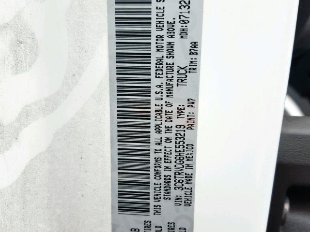 3C6TRVDG6HE553219 - 2017 RAM PROMASTER 白色 照片 10