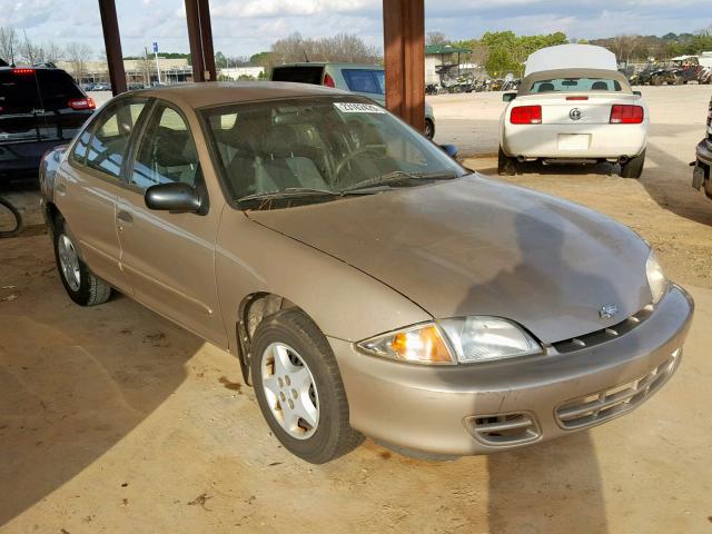 1G1JC524617205896 - 2001 CHEVROLET CAVALIER B GOLD photo 1