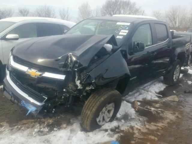 1GCGTCEN5J1302195 - 2018 CHEVROLET COLORADO L BLACK photo 2
