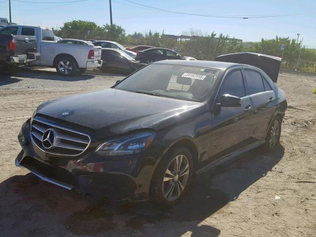 WDDHF5KB3EA813708 - 2014 MERCEDES-BENZ E 350 BLACK photo 2