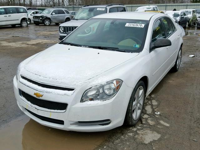 1G1ZG57B594221857 - 2009 CHEVROLET MALIBU LS თეთრი ფოტო 2