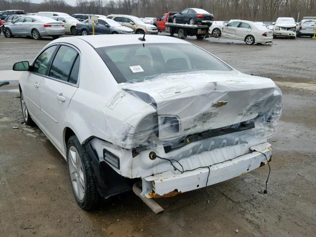 1G1ZG57B594221857 - 2009 CHEVROLET MALIBU LS თეთრი ფოტო 3