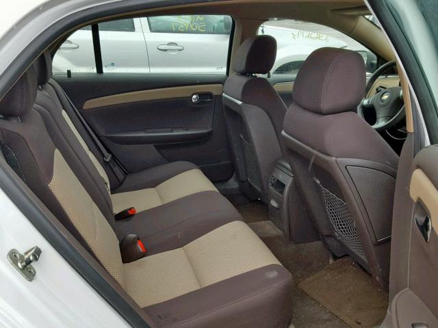1G1ZG57B594221857 - 2009 CHEVROLET MALIBU LS თეთრი ფოტო 6