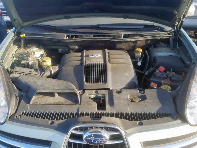 4S4WX85C764422206 - 2006 SUBARU B9 TRIBECA GREEN photo 7