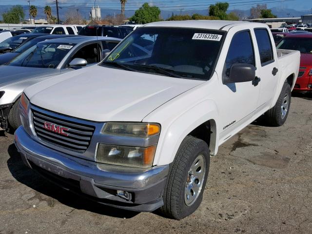 1GTDS136658103725 - 2005 GMC CANYON WHITE photo 2