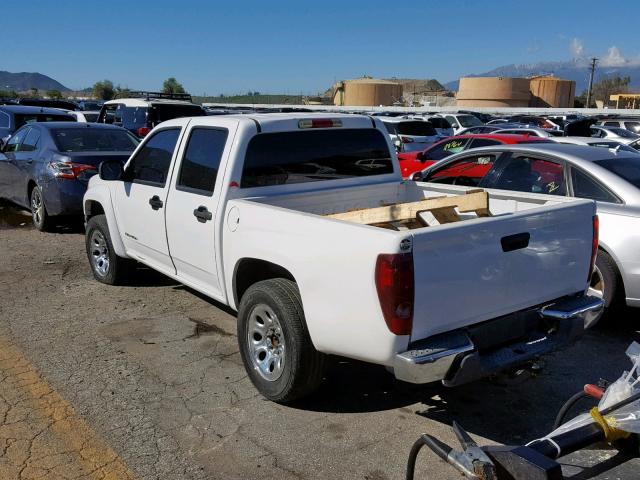 1GTDS136658103725 - 2005 GMC CANYON WHITE photo 3