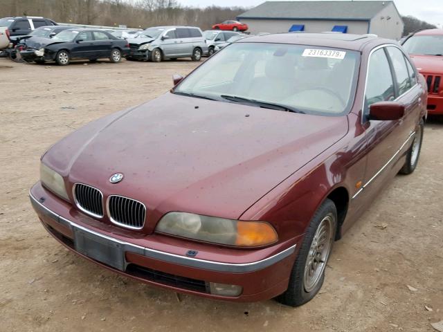 WBADN6345YGM68567 - 2000 BMW 540 I AUTO BURGUNDY photo 2