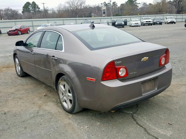 1G1ZB5E08CF209858 - 2012 CHEVROLET MALIBU LS BROWN photo 3