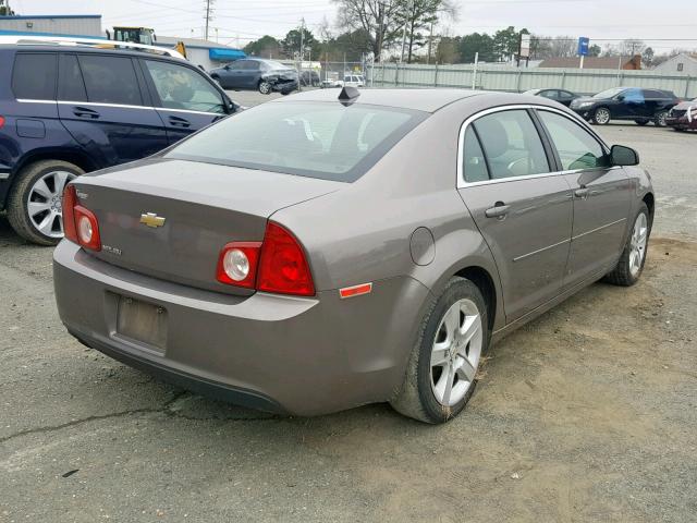 1G1ZB5E08CF209858 - 2012 CHEVROLET MALIBU LS BROWN photo 4