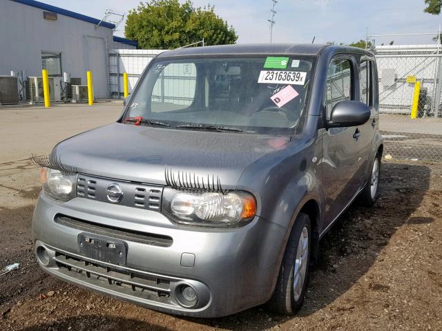 JN8AZ2KR3BT203018 - 2011 NISSAN CUBE BASE GRAY photo 2