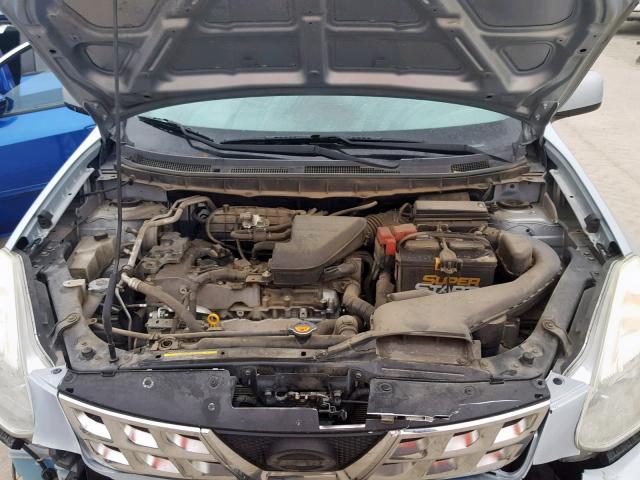 JN8AS5MT4CW263601 - 2012 NISSAN ROGUE S BLUE photo 7