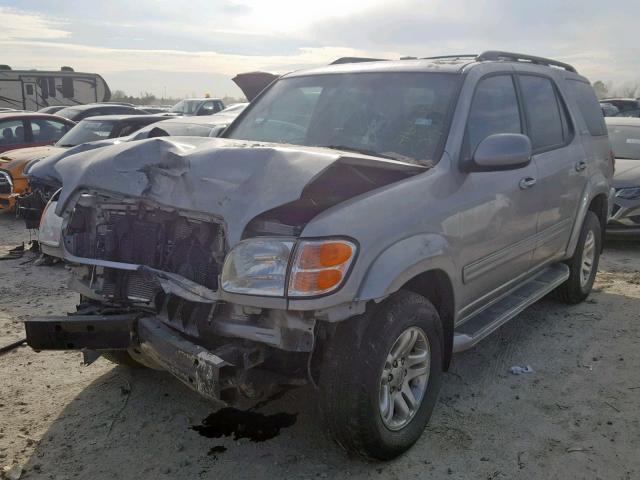 5TDBT48A04S230810 - 2004 TOYOTA SEQUOIA LI GRAY photo 2