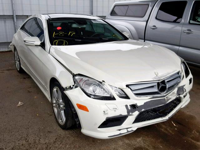 WDDKJ7CB8AF010534 - 2010 MERCEDES-BENZ E 550 WHITE photo 1