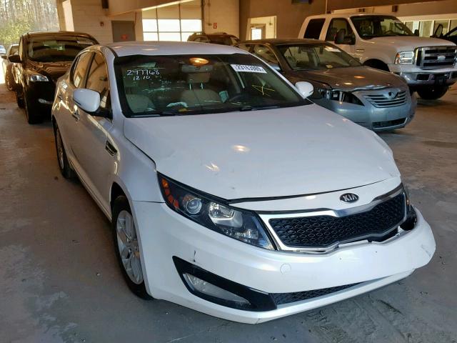 KNAGM4A7XD5393095 - 2013 KIA OPTIMA LX WHITE photo 1