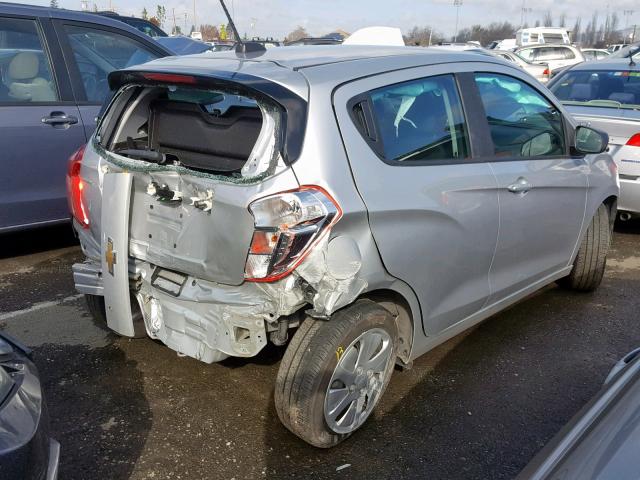 KL8CB6SA2HC830045 - 2017 CHEVROLET SPARK LS SILVER photo 4