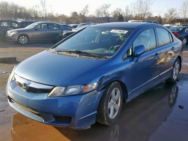 2HGFA1F6XBH510283 - 2011 HONDA CIVIC LX-S BLUE photo 2