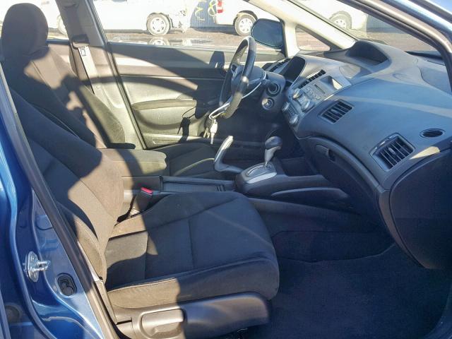 2HGFA1F6XBH510283 - 2011 HONDA CIVIC LX-S ლურჯი ფოტო 5