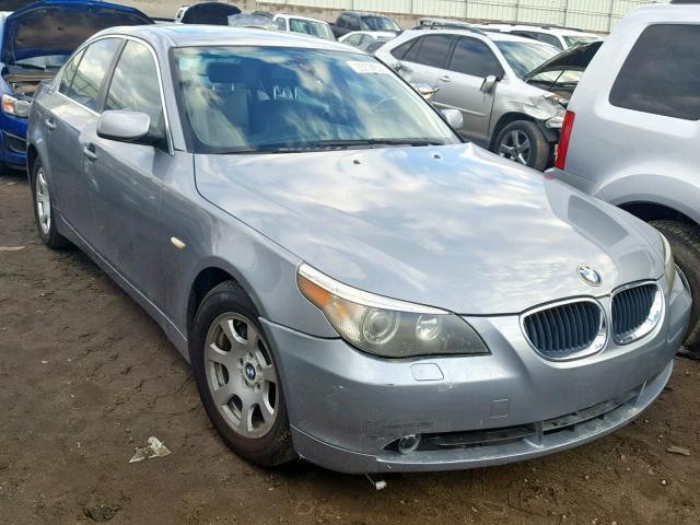 WBANA53504B848815 - 2004 BMW 525 I SILVER photo 1