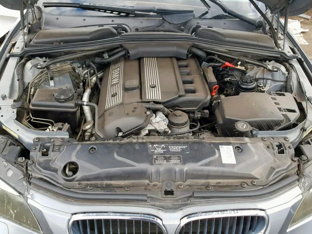 WBANA53504B848815 - 2004 BMW 525 I SILVER photo 7