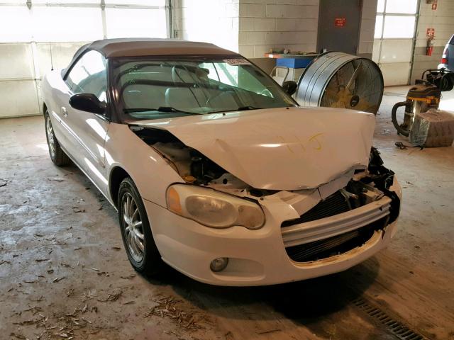 1C3EL55R26N169602 - 2006 CHRYSLER SEBRING TO WHITE photo 1