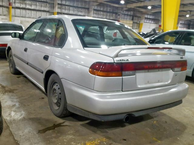 4S3BD4353W7200107 - 1998 SUBARU LEGACY L SILVER photo 3