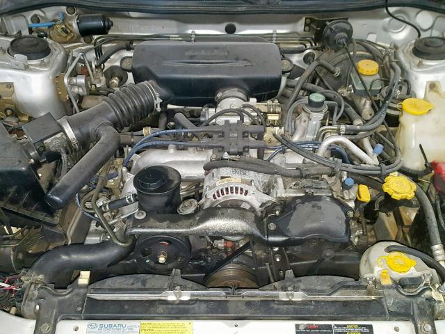 4S3BD4353W7200107 - 1998 SUBARU LEGACY L SILVER photo 7