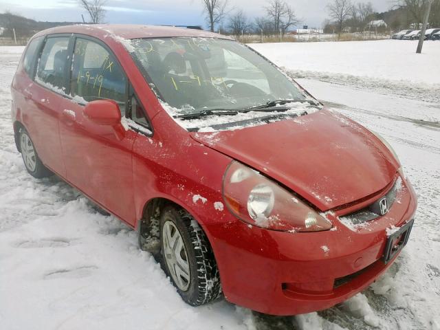 JHMGD38408S000199 - 2008 HONDA FIT RED photo 1