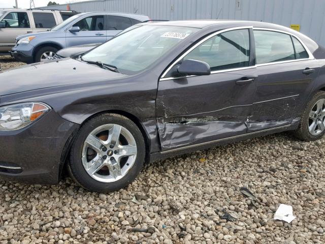 1G1ZC5EB6A4154527 - 2010 CHEVROLET MALIBU 1LT BROWN photo 10