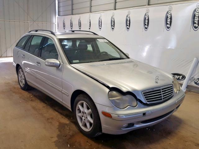 WDBRH61J54F503759 - 2004 MERCEDES-BENZ C 240 SPOR SILVER photo 1