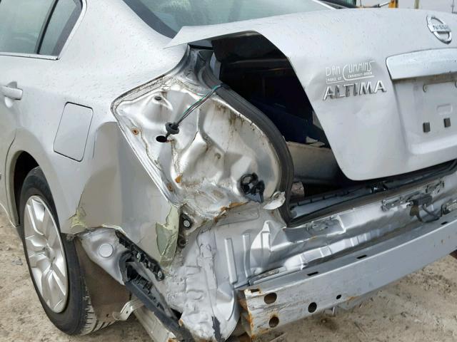 1N4AL2AP7CC242943 - 2012 NISSAN ALTIMA BAS SILVER photo 9