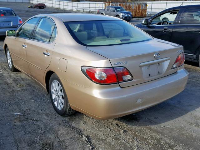 JTHBF30G425006569 - 2002 LEXUS ES 300 GOLD photo 3