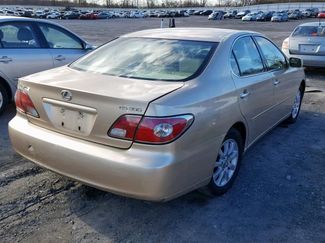 JTHBF30G425006569 - 2002 LEXUS ES 300 GOLD photo 4