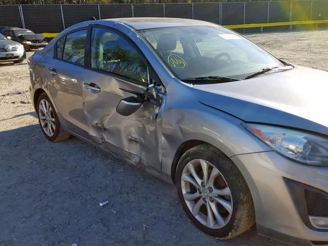 JM1BL1W66B1471715 - 2011 MAZDA 3 S CHARCOAL photo 9