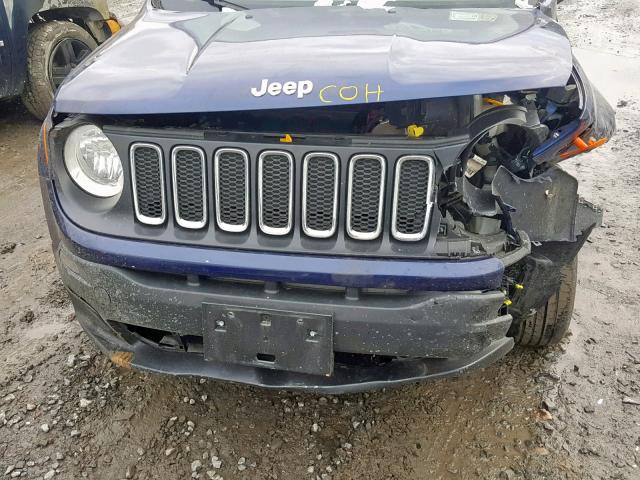 ZACCJBAB6HPG03207 - 2017 JEEP RENEGADE S 蓝色 照片 7