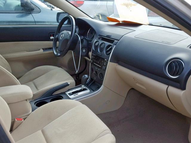 1YVHP80C775M03021 - 2007 MAZDA 6 I BEIGE photo 5