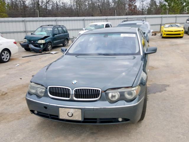 WBAGN63403DR18617 - 2003 BMW 745 LI CHARCOAL photo 8