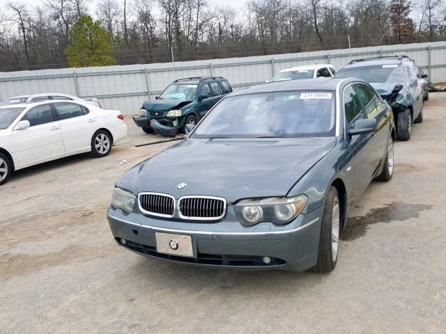 WBAGN63403DR18617 - 2003 BMW 745 LI CHARCOAL photo 9