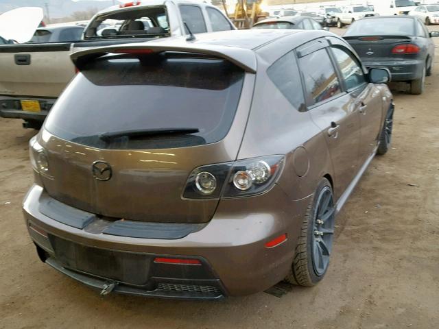 JM1BK34L171752271 - 2007 MAZDA SPEED 3 棕色 照片 4