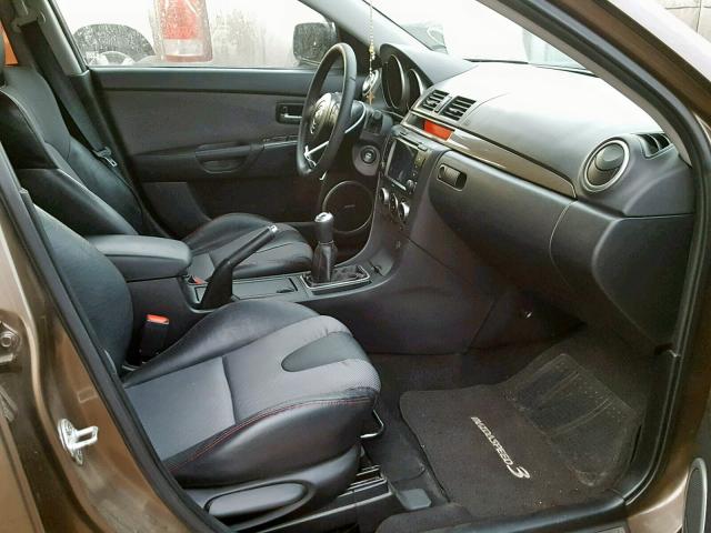 JM1BK34L171752271 - 2007 MAZDA SPEED 3 棕色 照片 5